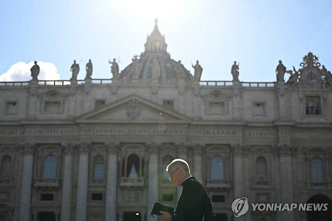 바티칸 성 베드로 대성전의 모습 [AFP 연합뉴스 자료사진. 재판매 및 DB 금지]