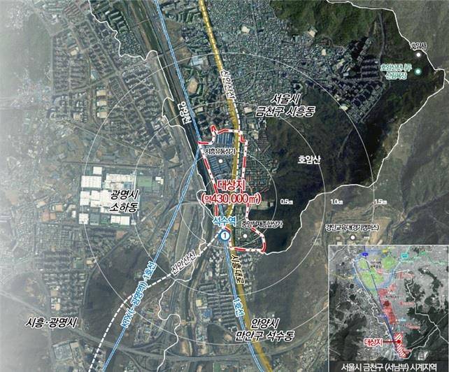 석수역세권 준공업지역 일대 마스터플랜 대상지 [금천구 제공. 재판매 및 DB 금지]