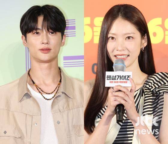 배우 변우석과 공승연.