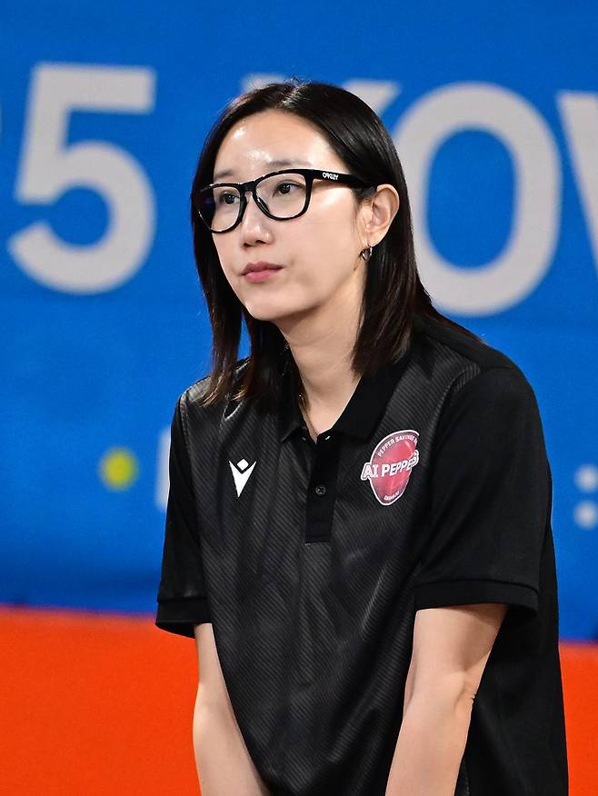 페퍼저축은행에 합류한 한유미 코치. 제공 | 한국배구연맹