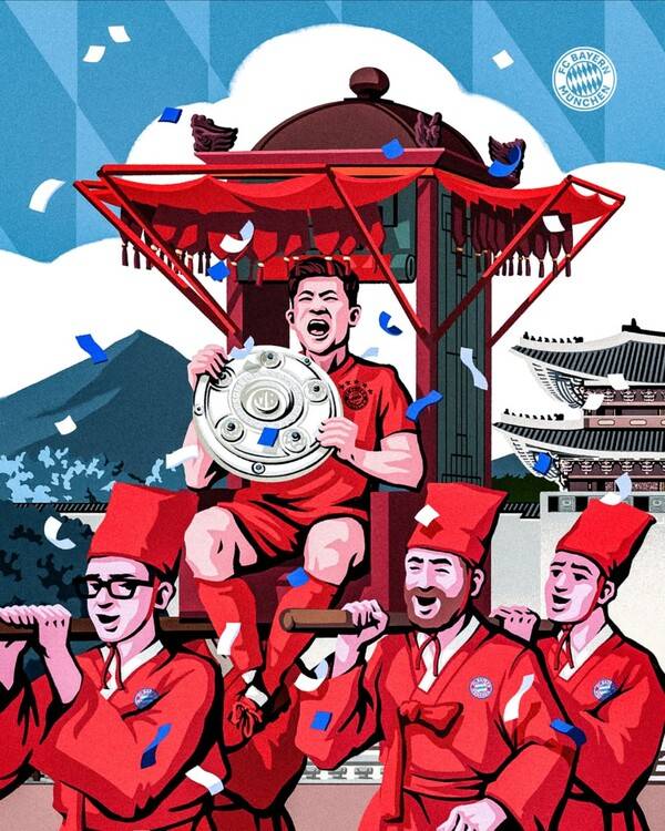 바이에른 뮌헨의 패싱 논란에 휩싸인 김민재. 사진┃바이에른 뮌헨