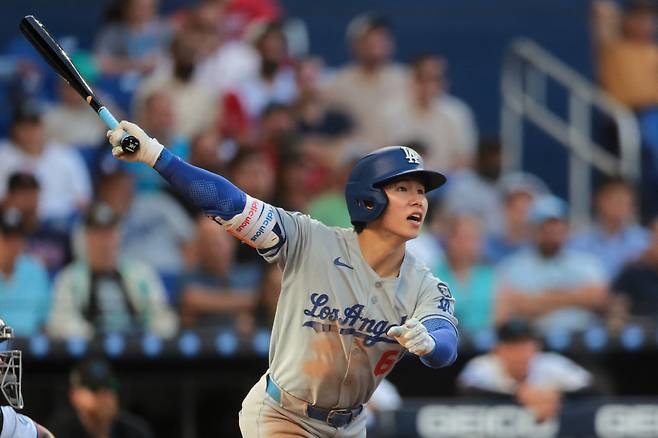 김혜성. Mandatory Credit: Sam Navarro-Imagn Images연합뉴스