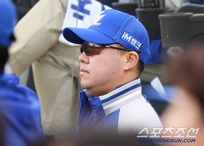 7일 대전 한화생명볼파크에서 열린 삼성-한화전. 박진만 감독이 경기를 지켜보고 있다. 대전=정재근 기자 cjg@sportschosun.com/2025..5.7/