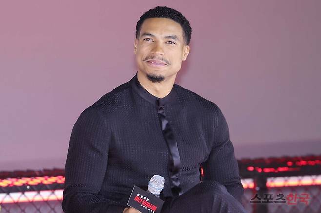 '미션 임파서블: 파이널 레코닝' 감독, 배우 내한 프레스 컨퍼런스에 참석한 배우 그렉 타잔 데이비스. 25.05.08 ⓒ이혜영 기자 lhy@hankooki.com