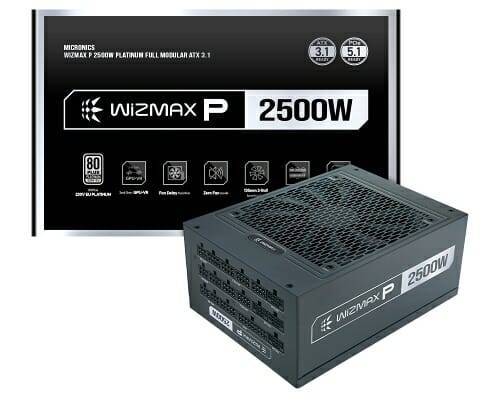 위즈맥스 P-2500W 80플러스 플래티넘 ATX 3.1. (사진=한미마이크로닉스)