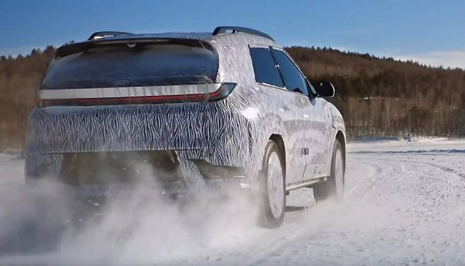 베이징현대 일렉시오 테스트카.