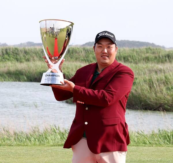 2025년 한국프로골프(KPGA) 투어 변형 스테이블포드 방식 대회인 KPGA 클래식에 출전하는 김찬우 프로. 사진제공=KPGA