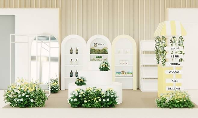 신세계백화점 강남점 10층 신본관 브릿지에서 열리는 육아 라이프스타일 ‘인플루언서 마켓’ 팝업 전경.[사진제공=신세계백화점]