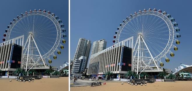 속초해수욕장에 위치한 대관람차 속초아이 / 사진=홍지연 여행+ 기자