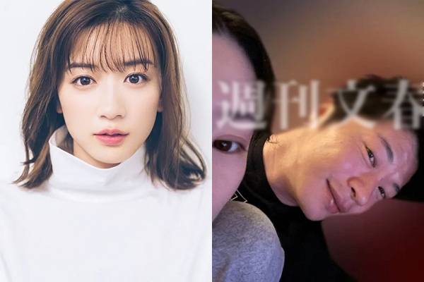 일본 인기 배우 나가노 메이와 배우 다나카 케이의 모바일 메신저 내용이 공개됐다. 사진은 나가노 메이(왼쪽)와 나가노 메이와 배우 다나카 케이가 함께 찍은 사진(오른쪽). /사진=나가노 메이 소속사, 주간문춘 캡처