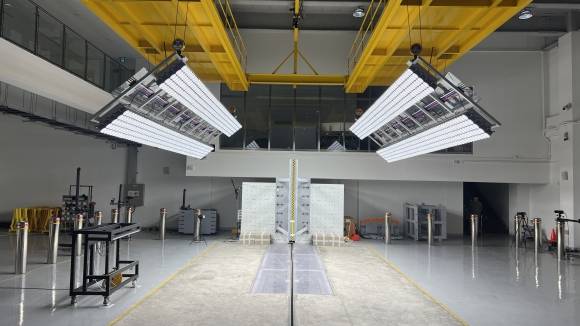 영광군 대마산단의 e-모빌리티 충돌 안전 시험장. 전남도 제공