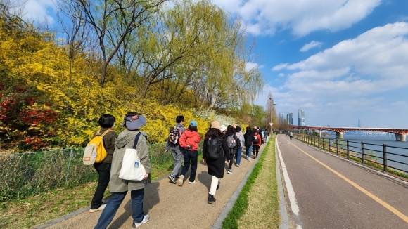 4월 10일 열렸던 서울 프로그램. 제주올레 제공