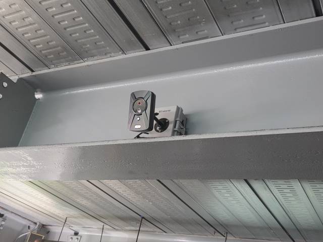 공영주차장에 설치된 열 화상 카메라. 사진제공=성동구