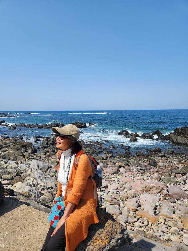 제주올레 10-1코스, 서명숙 이사장 / 사진=서명숙