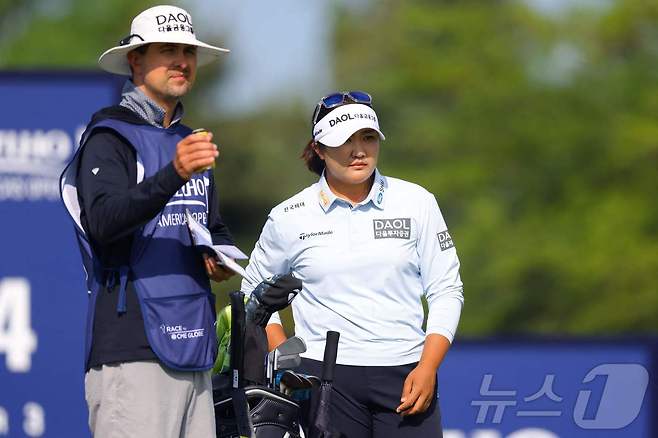미국여자프로골프(LPGA) 투어의 유해란. ⓒ AFP=뉴스1
