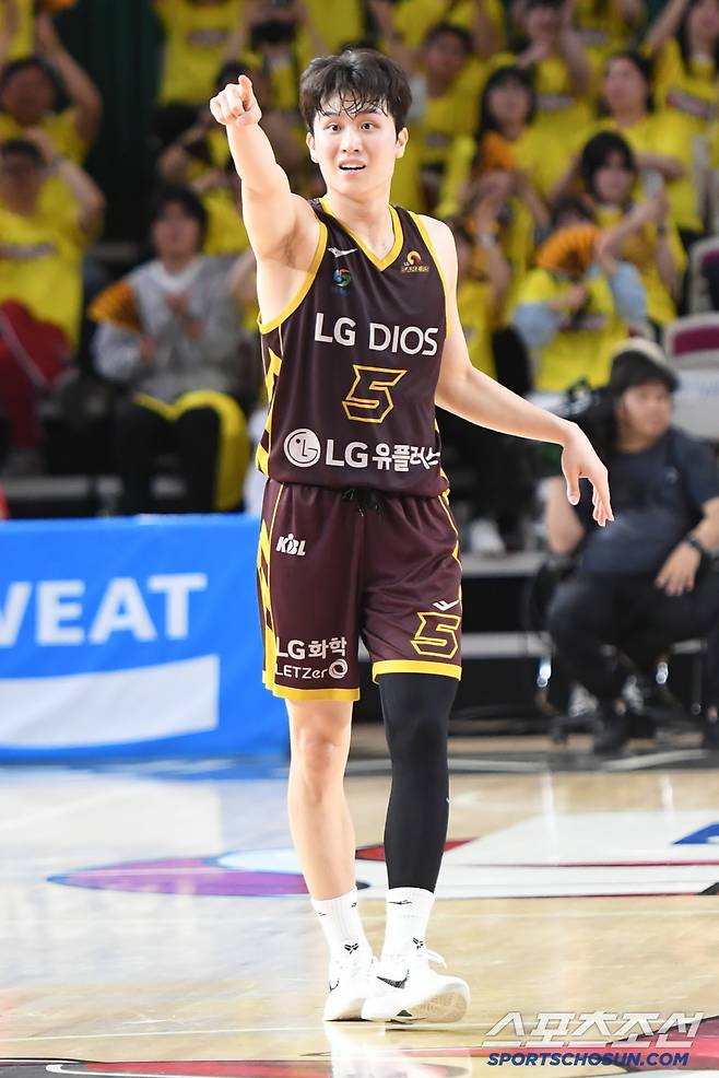 LG 양준석. 사진제공=KBL