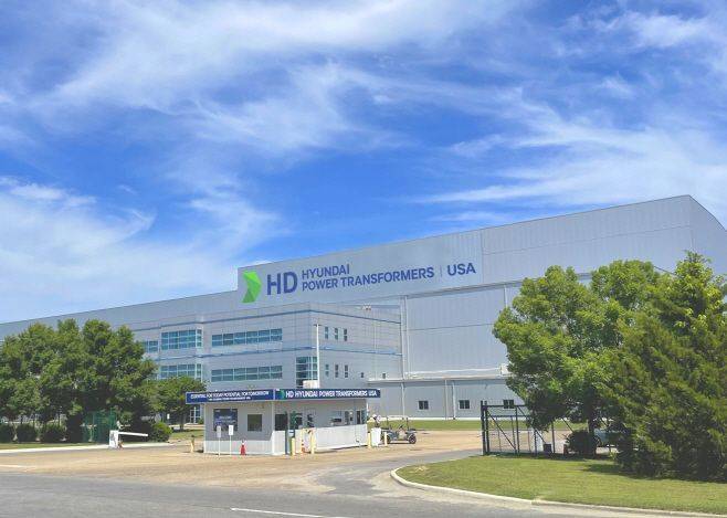 HD현대일렉트릭의 미국 앨라배마 초고압변압기 생산공장, HD현대일렉트릭 제공