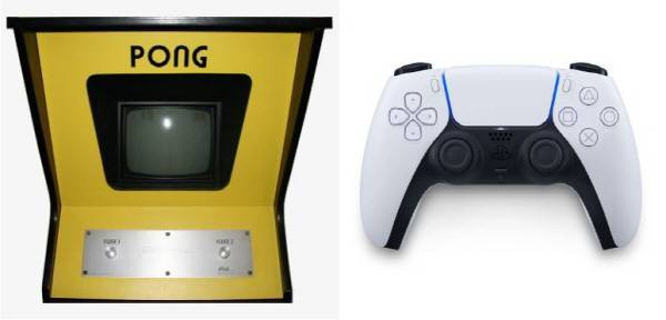 그 시절 퐁 부터 최신 PS5 용 듀얼쇼크 5까지.. 게임 조작의 역사도 길다