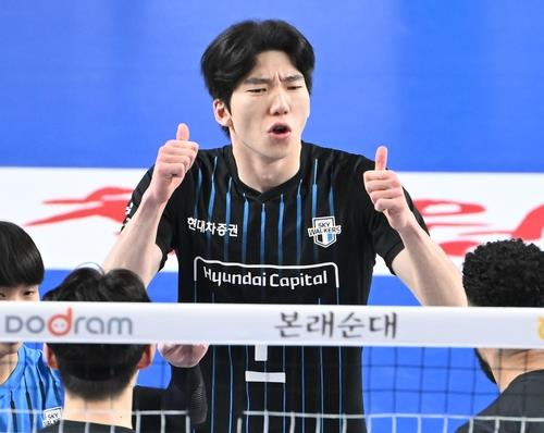 남자배구 대표팀에 발탁된 허수봉. 사진[연합뉴스]