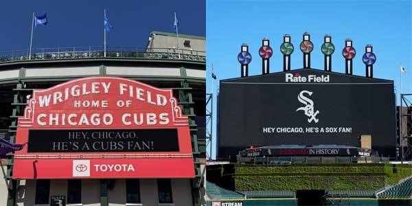 시카고 출신 교황 레오 14세 선출 이후 시카고 연고 두 팀은 서로 교황이 자신들의 팬임을 주장했다. 사진= 컵스, 화이트삭스 공식 X