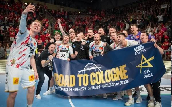 사진 2024/25 시즌 챔피언스리그 파이널4에 진출한 마그데부르크 선수들, 사진 출처=유럽핸드볼연맹