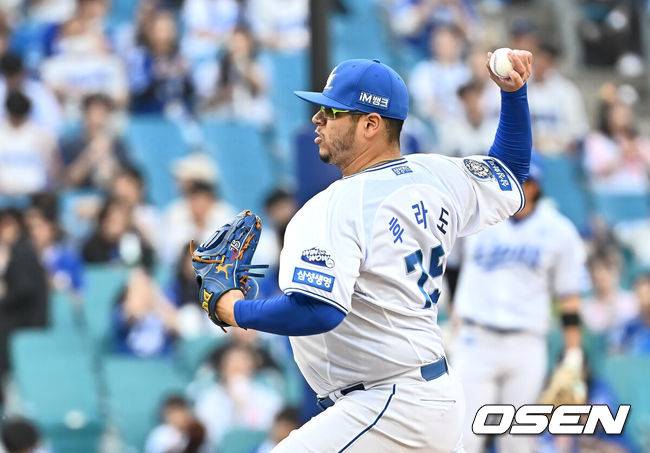 [OSEN=대구, 이석우 기자] 삼성 라이온즈 후라도 022 2025.04.26 / foto0307@osen.co.kr