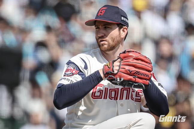 롯데 찰리 반즈. /사진=롯데 자이언츠 제공