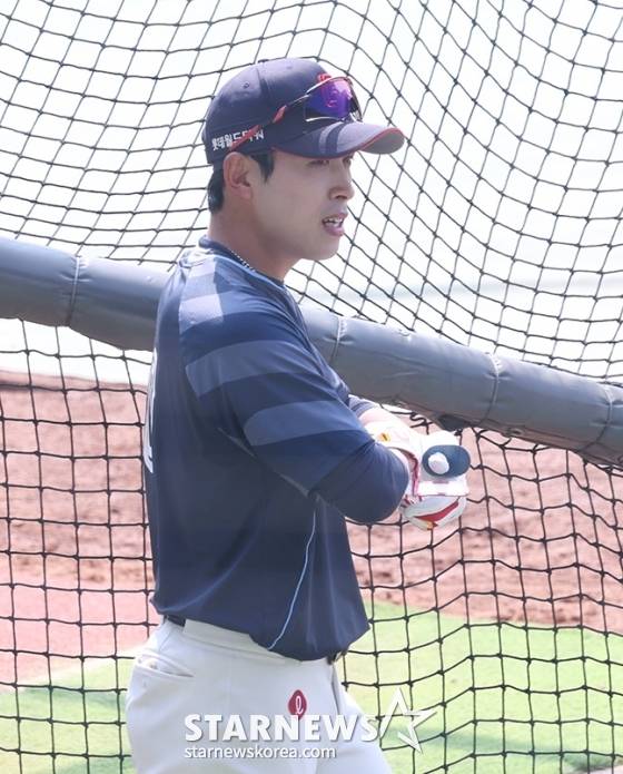 롯데 자이언츠 외야수 황성빈. /사진=김진경 대기자