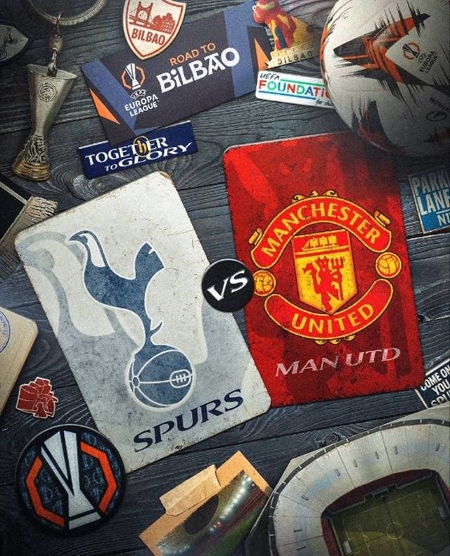 토트넘과 맨유의 유로파리그 결승전 포스터. /사진=토트넘 SNS