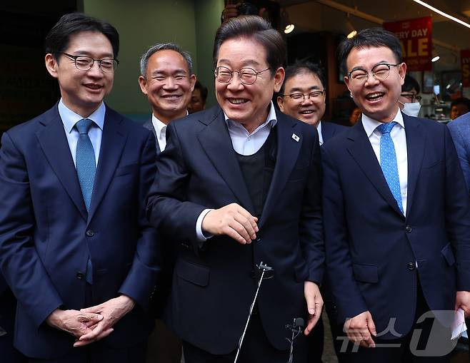 이재명 더불어민주당 대통령 후보. (공동취재) ⓒ News1 이재명 기자