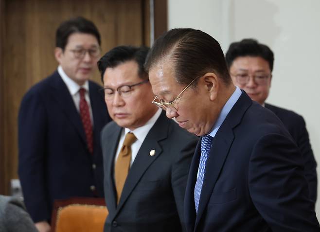 후보 단일화 관련 기자간담회 연 권영세 국민의힘 비상대책위원장 (사진 = 연합뉴스)