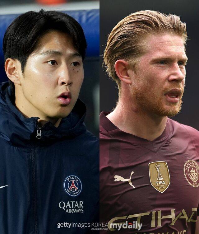 이강인과 케빈 데 브라이너/게티이미지코리아