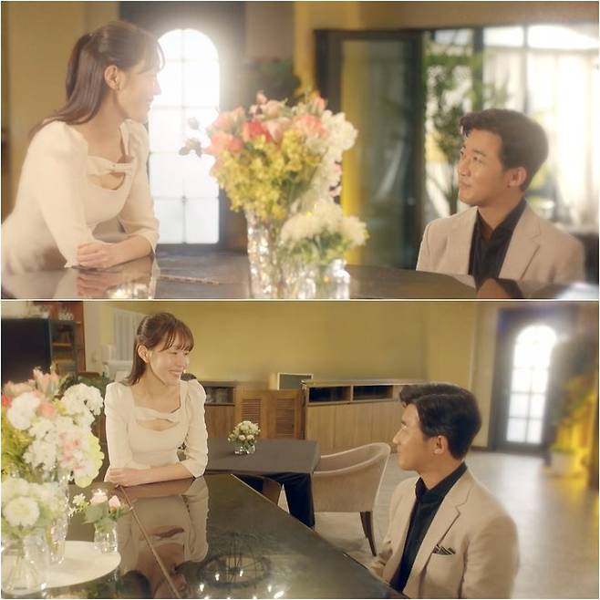 [서울=뉴시스] '독수리 5형제를 부탁해!' 한동석(안재욱)과 마광숙(엄지원).(사진=KBS 2TV '독수리 5형제를 부탁해!') *재판매 및 DB 금지