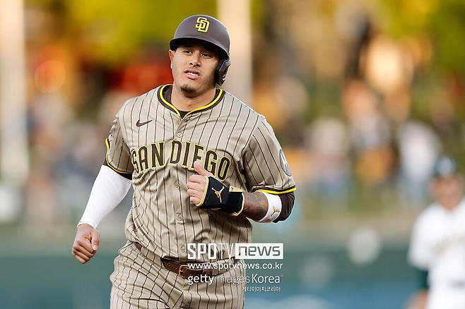 ▲ 홈런을 터뜨린 매니 마차도.