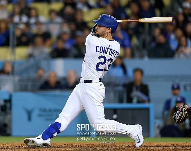 ▲ 콘포토의 타격 부활 여부는 다저스의 여름 트레이드 시장 움직임과도 밀접한 연관이 있다