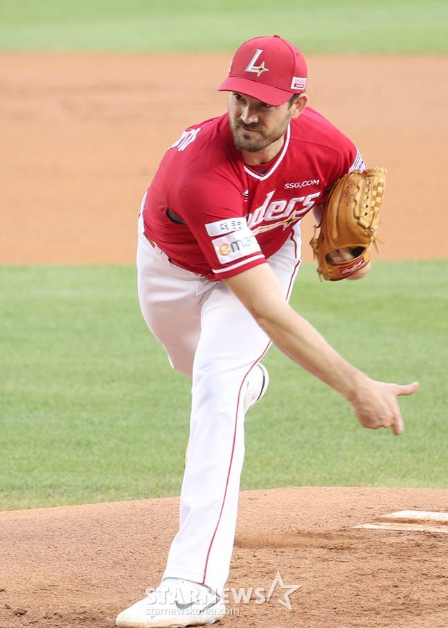 SSG 랜더스 앤더슨. /사진=김진경 대기자