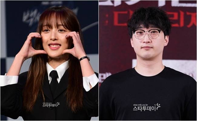 김보라, 조바른 감독. 사진ㅣ스타투데이DB