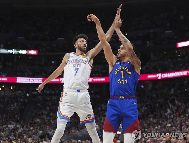 포터 주니어의 슛 [AP=연합뉴스]