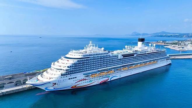 아도라 매직 시티호 모습. 사진=제주도 제공