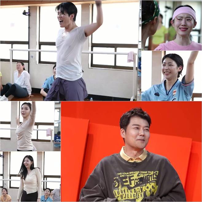 ‘사당귀’ 전현무, 김진웅 ‘골반튕기기’ 에어로빅에 경악 (제공: KBS 2TV)