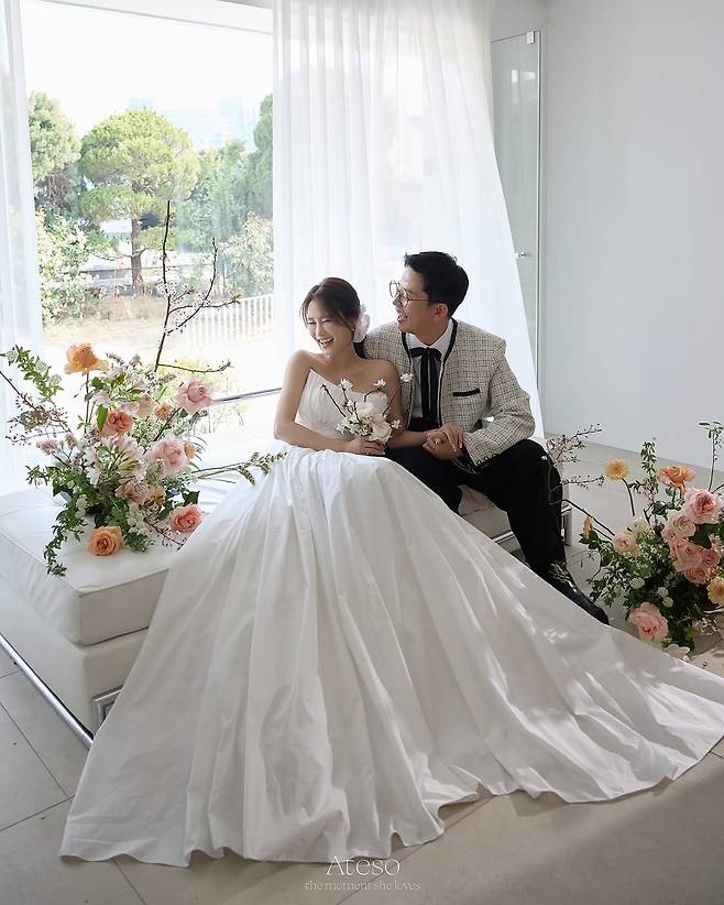 김지민 김준호 웨딩화보공개