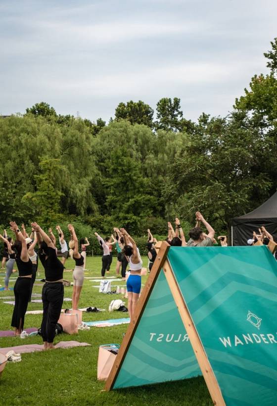 요가와 명상을 즐기는 이색 페스티벌 원더러스트 코리아. 사진 원더러스트 코리아