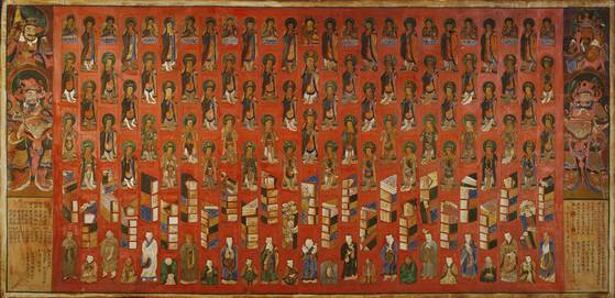 청룡사 가사도(서울시 유형문화유산). 사진 서울공예박물관