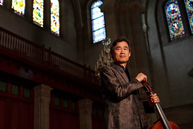 첼리스트 양성원. 강원문화재단 제공