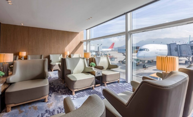 공항 라운지 전경 [이브릿지 제공]