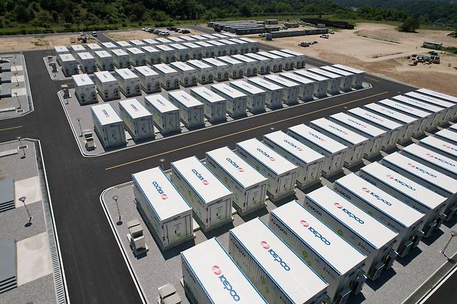 HD현대일렉트릭 신남원변전소 ESS 전경.