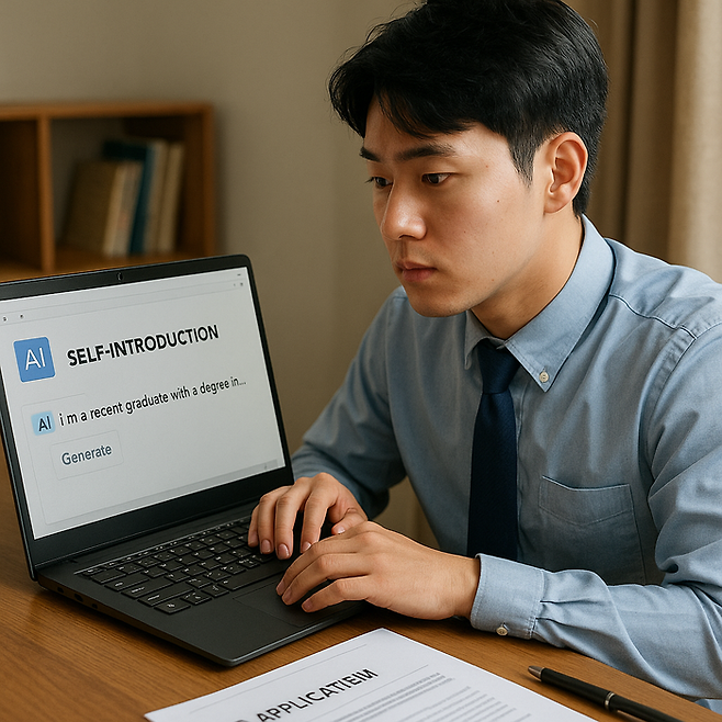 Z세대 취업 준비생은 자소서 작성에 AI를 활용하는 것으로 나타났다. (챗GPT)