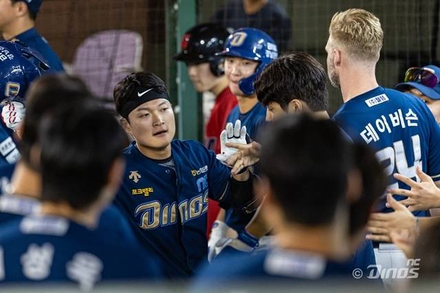 11일 큰 존재감을 드러낸 안중열. 사진=NC 제공