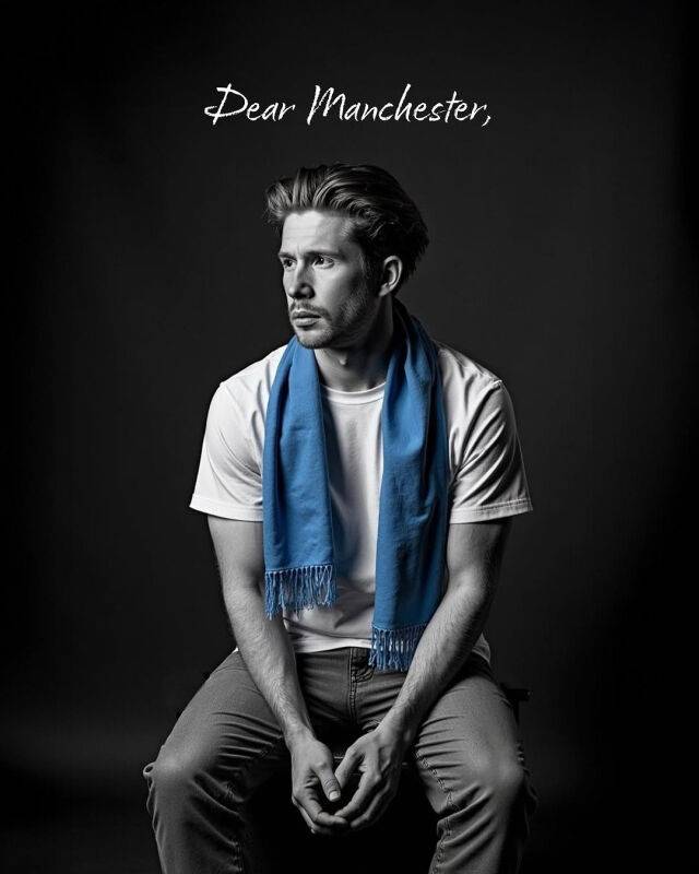 맨시티를 떠나는 더 브라위너. /맨시티 홈페이지