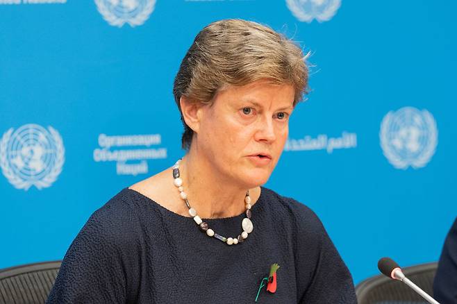 유력 후보 거론되는 바버라 우드워드 주유엔(UN) 대사 [게티이미지]